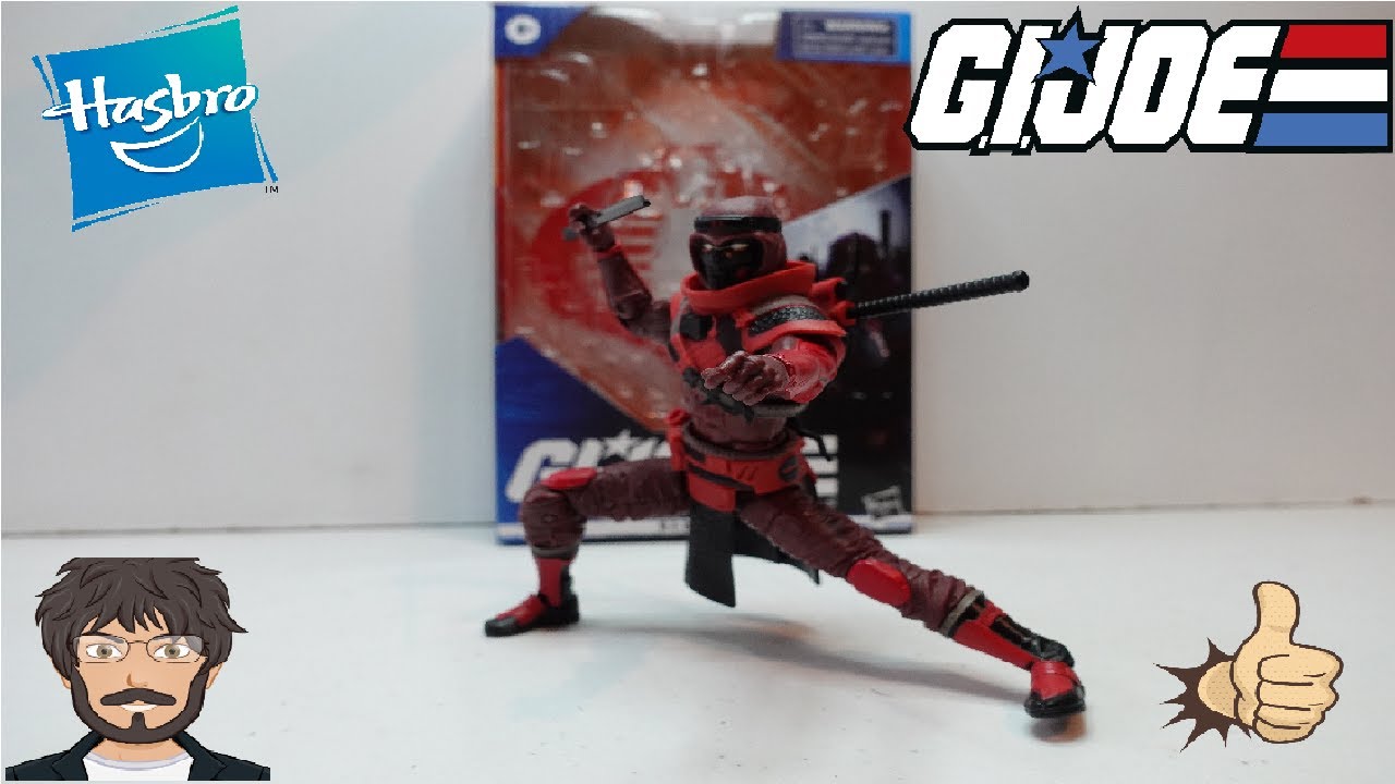 Review Red Ninja G.I. Joe Classified Series Hasbro | ESPA&Ntilde;OL | Q Monitos Review