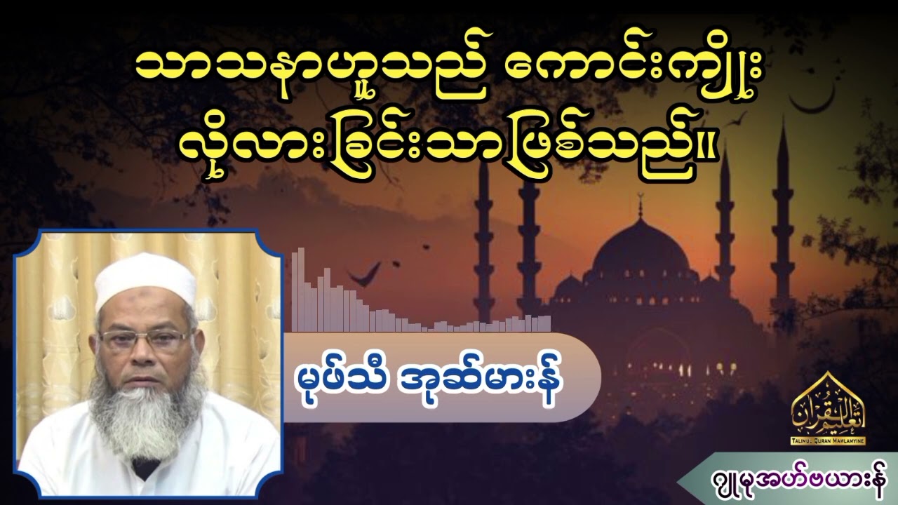 သာသနာဟူသည်ကောင်းကျိုးလိုလားခြင်းသာဖြစ်သည် visualization