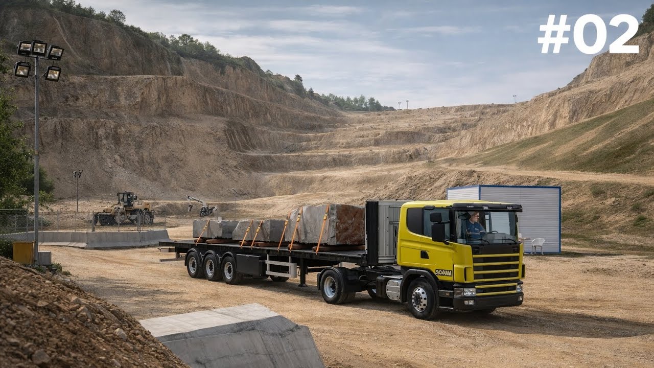 🚛 Truckers of Europe 3 🎮| #02 | realistic gameplay 🚦 heavy cargo 🪨 realistic driving 🚦