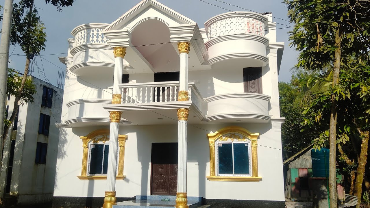 986  স্কোয়ারে অল্প খরচে অনেক সুন্দর ৫বেডের ডুপ্লেক্স বাড়ি কিভাবে বানাবেন