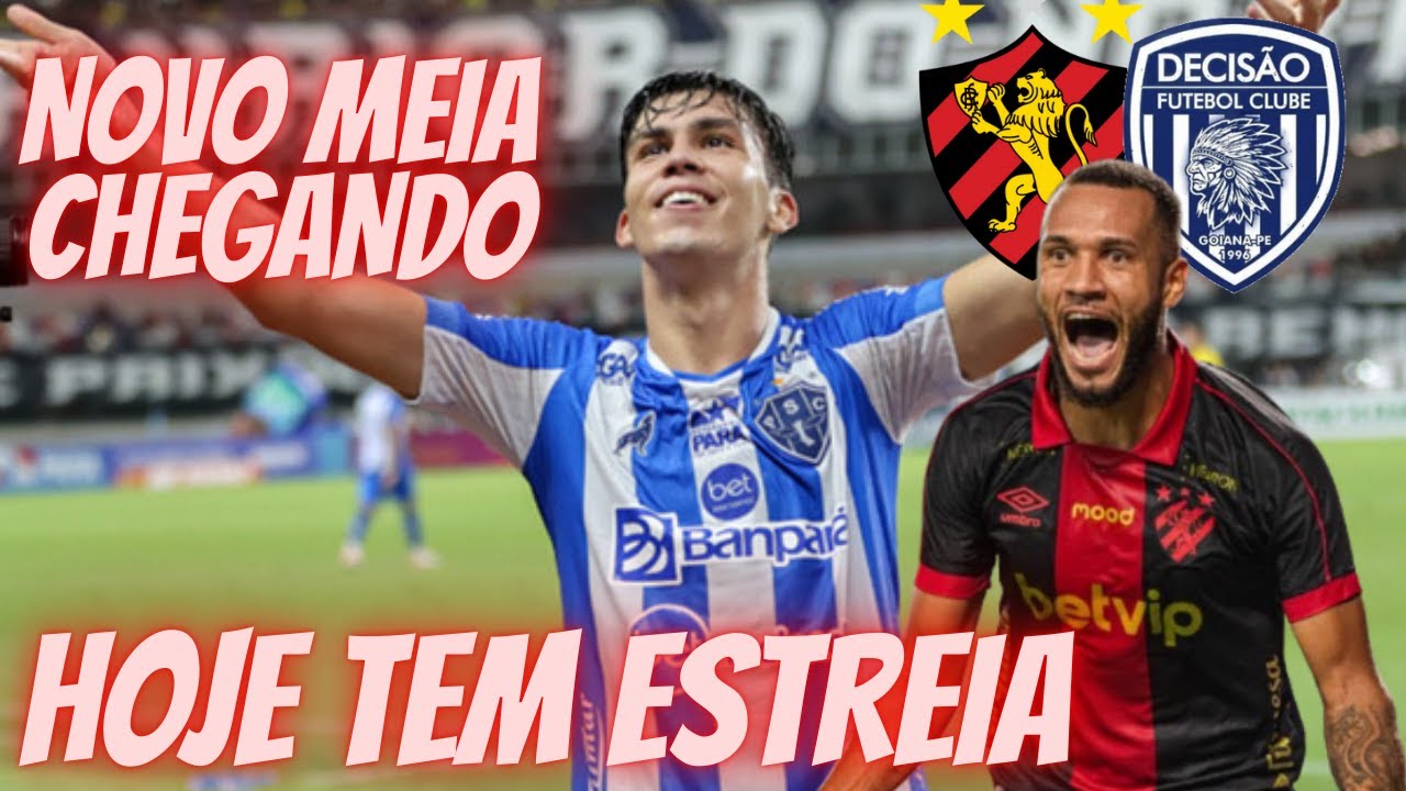 💣BIEL FONSECA MUITO PRÓXIMO DO SPORT ! SPORT X DECISÃO : ESTREIA DOS TITULARES NO PERNAMBUCANO