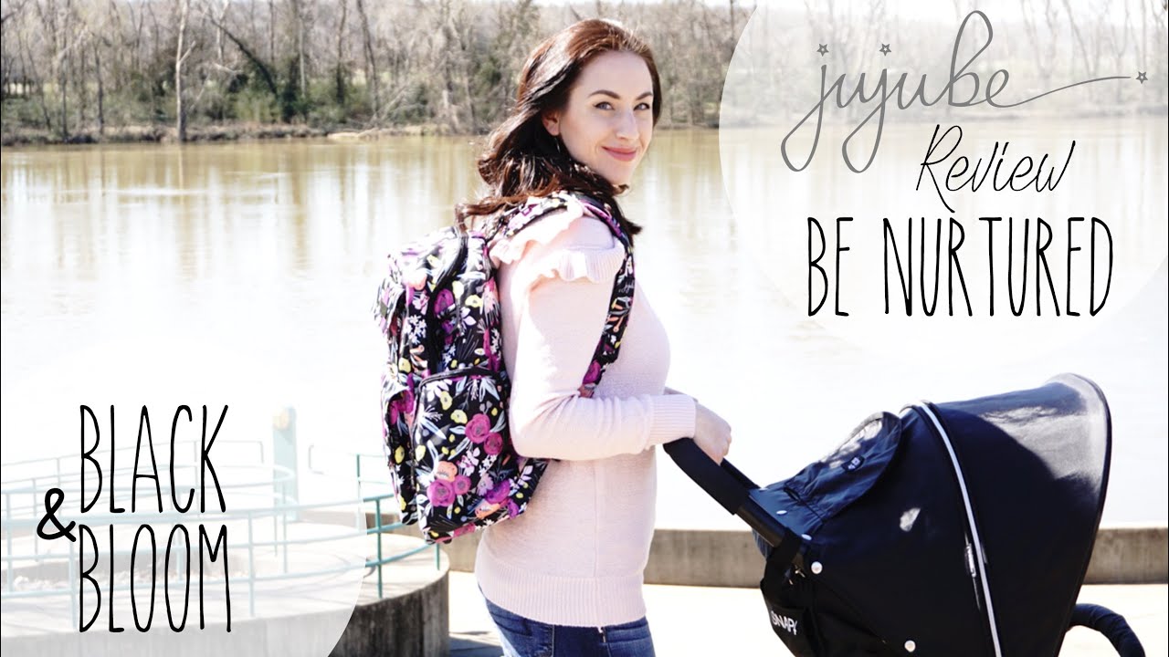 Review: Ju-Ju-Be Be Nurtured | Black & Bloom | Diaper Bag/Pump Bag | Functional & Simplistic Packing