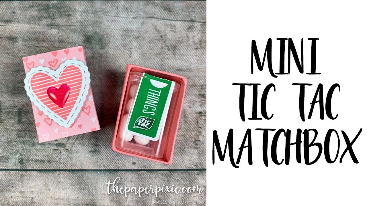Mini Tic Tac Matchbox Tutorial