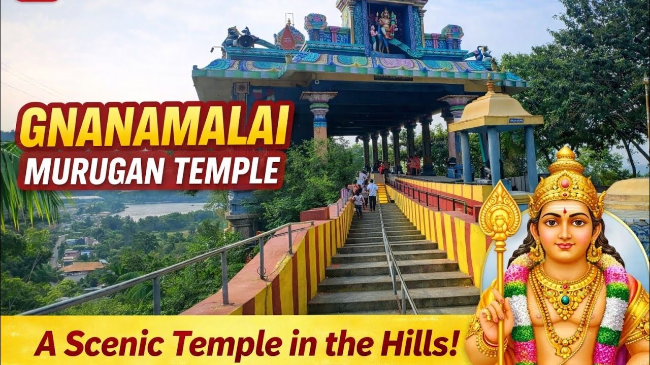 Gnanamalai | Best place to visit for  Kanum pongal 🙏🛕 Travel vlog | Chennai | Scenic Murugan Temple