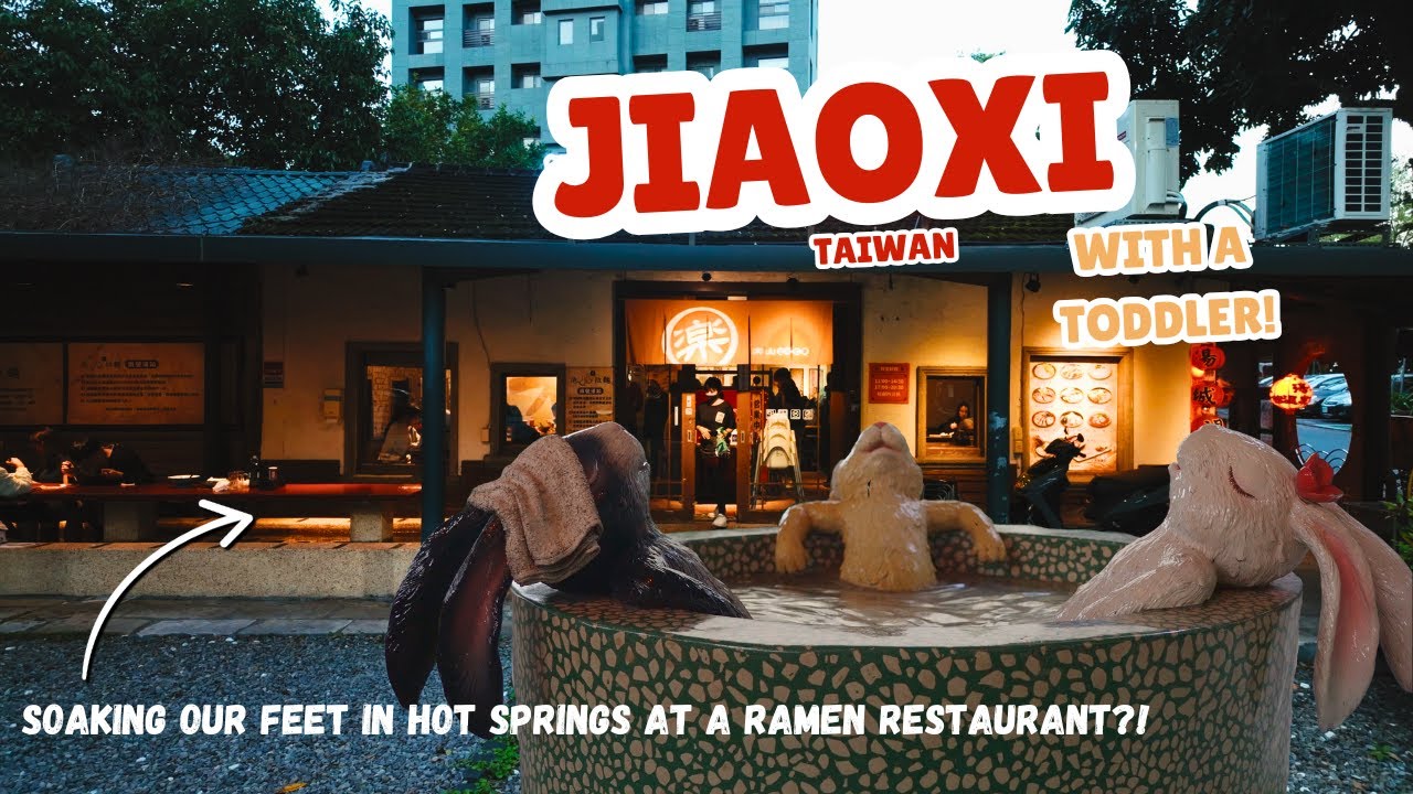 24 hours in a natural HOT SPRING town JIAOXI, Taiwan 🇹🇼