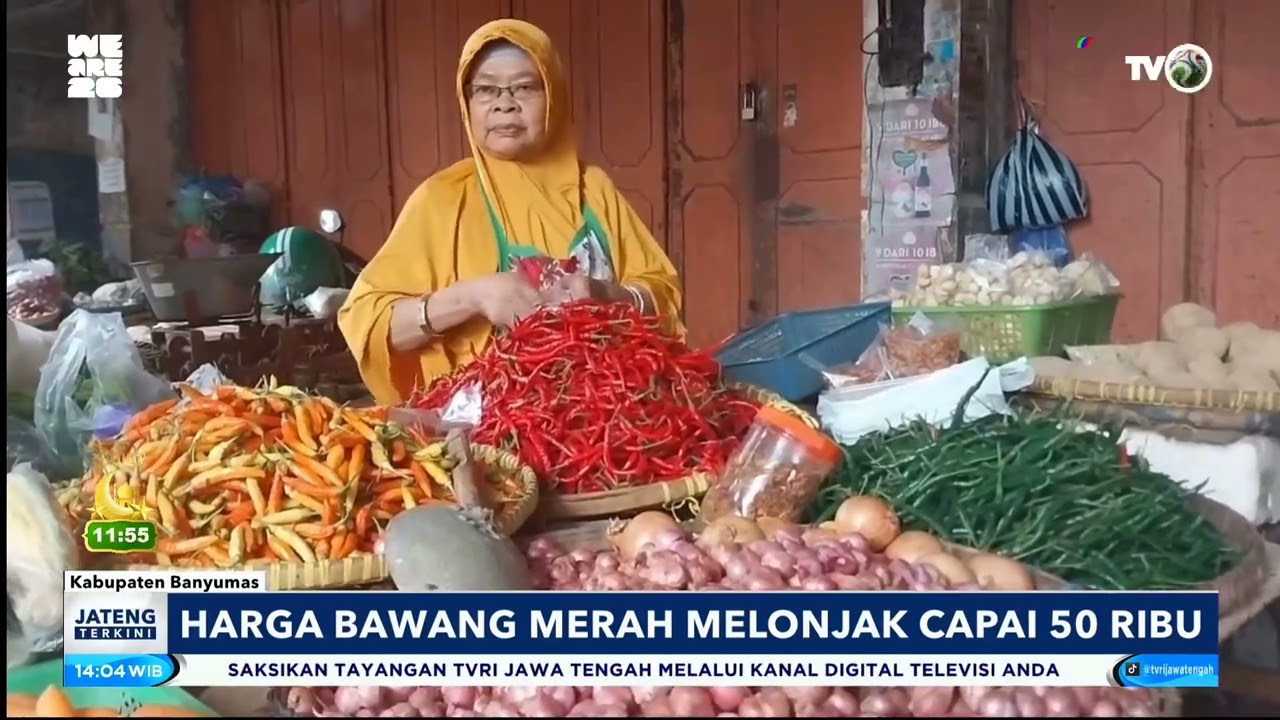 Harga Bawang Merah Melonjak Capai 50 Ribu