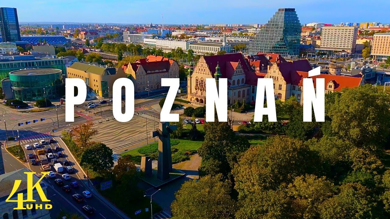 Poznań, Poland 🇵🇱 4K UHD | Drone footage