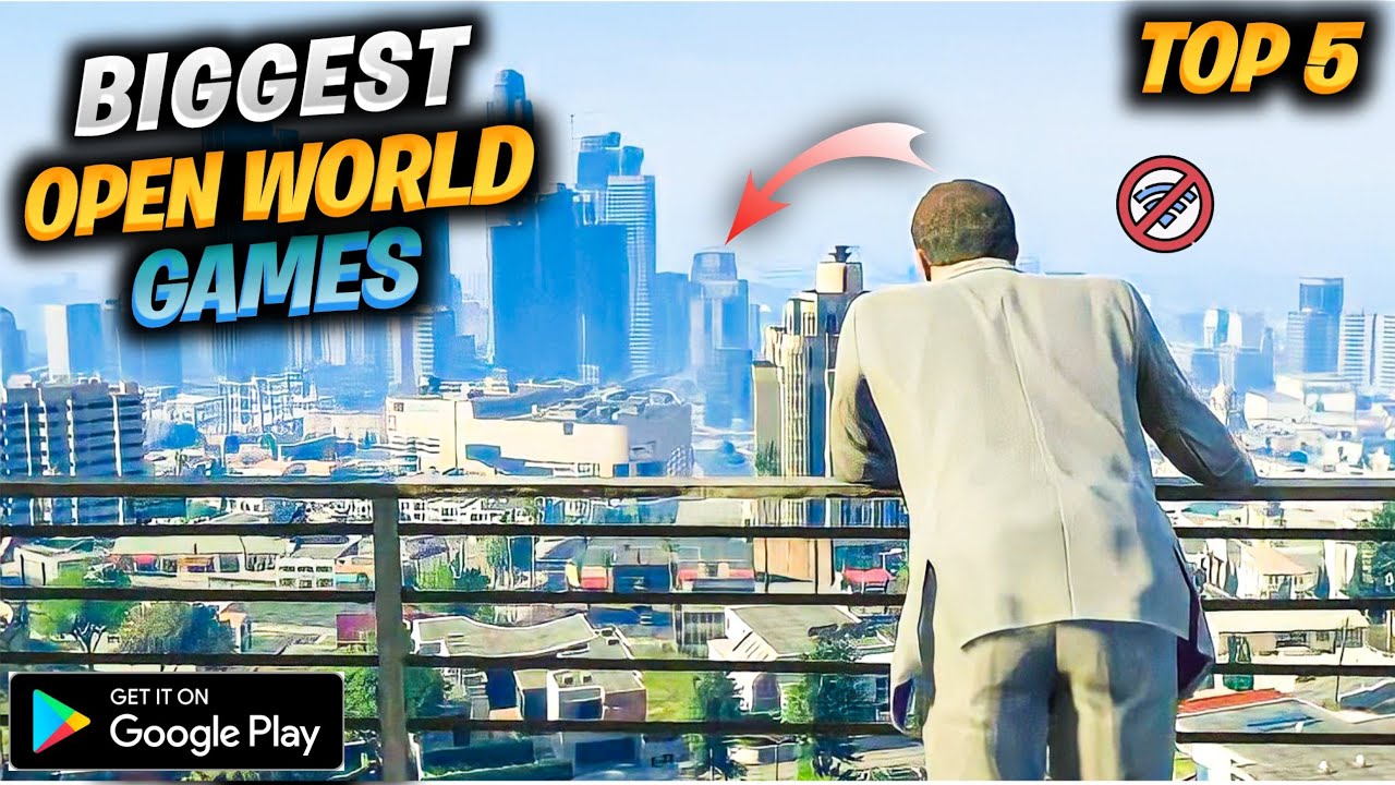 Top 5 Biggest Open World Games For Android 2022 | High Graphics open World Games