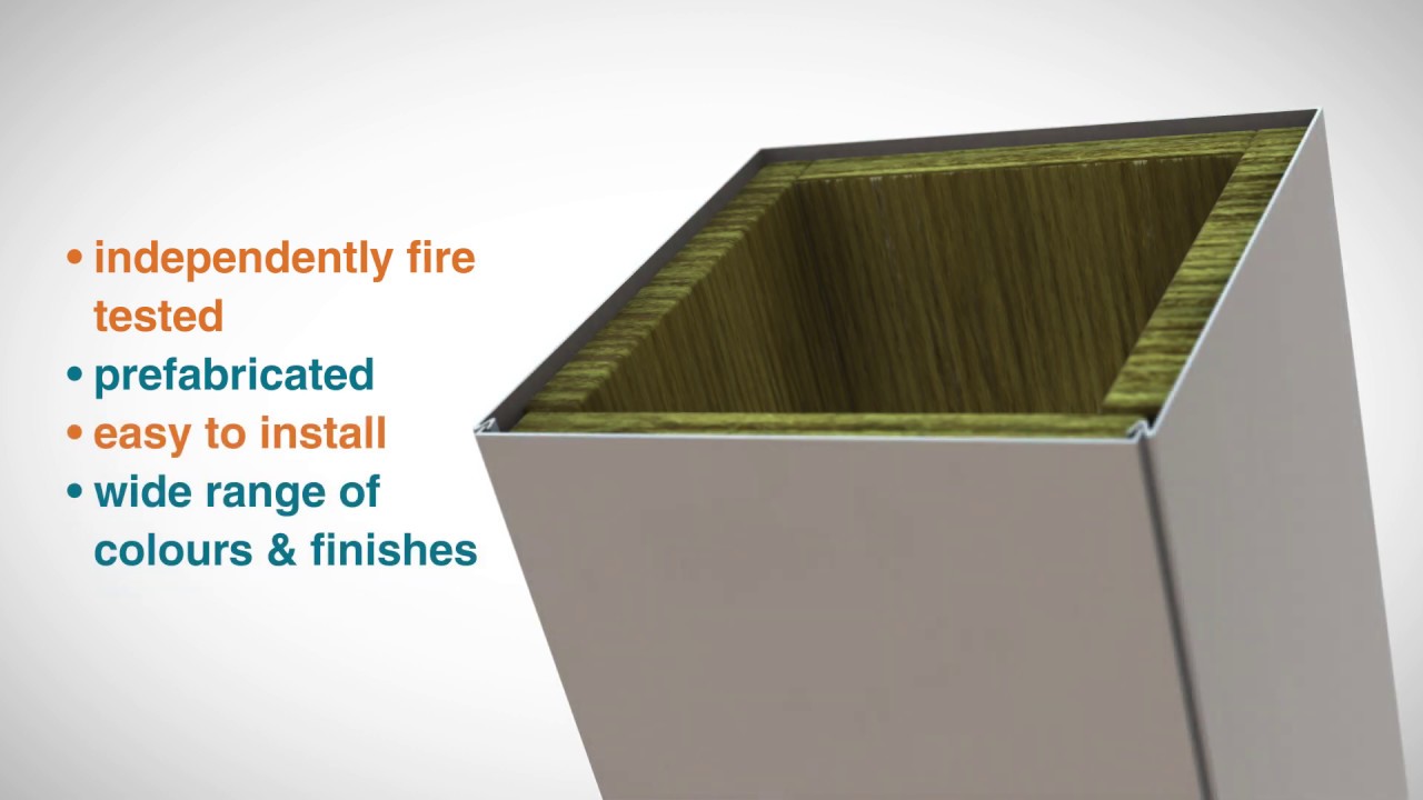 Cryotherm Fabrication and Insulation Ltd - Rockliner Fire Rated Column Casing Animation
