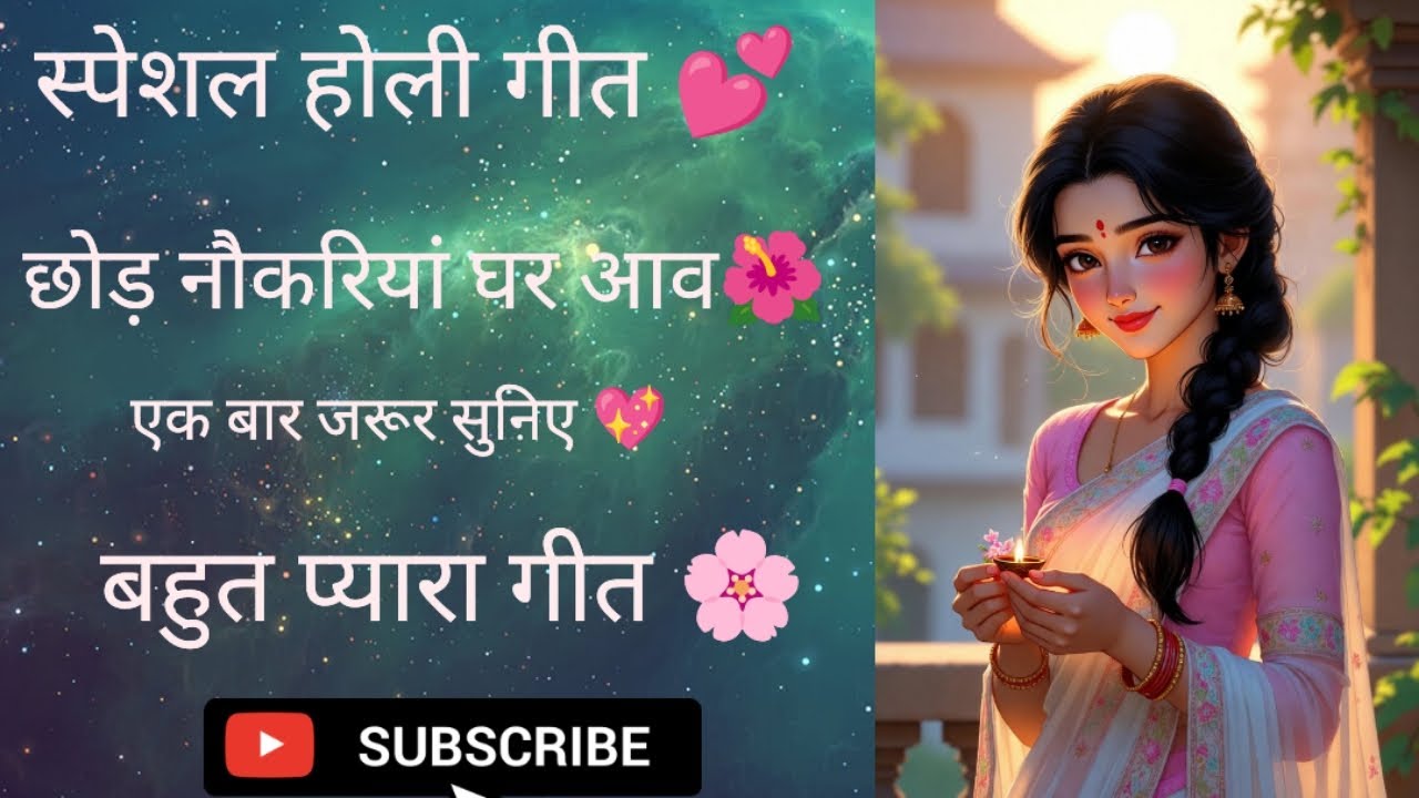 💕छोड़ नौकरियां घर आव 💕 स्पेशल होली गीत 🩷💞🩷 