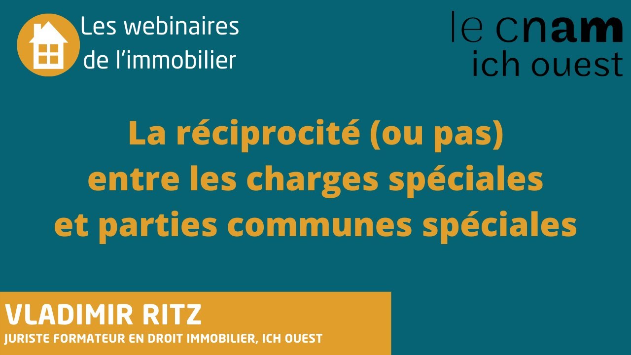 Immobilier | La réciprocité (ou pas) entre les charges spéciales et parties communes spéciales