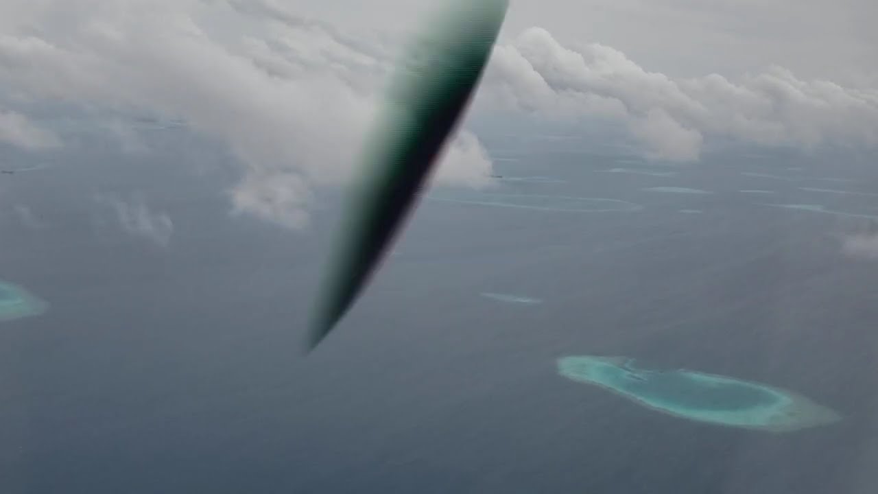 Flying Over South Malé Atoll | Trans Maldivian Airways Seaplane Flight from  Malé, June 2025