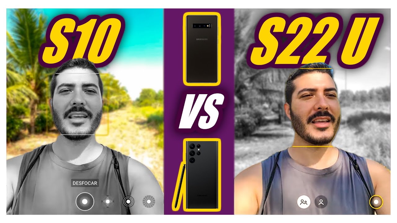 GALAXY S22 ULTRA VS GALAXY S10 TESTE DE CAMERA! Evoluiu muito?