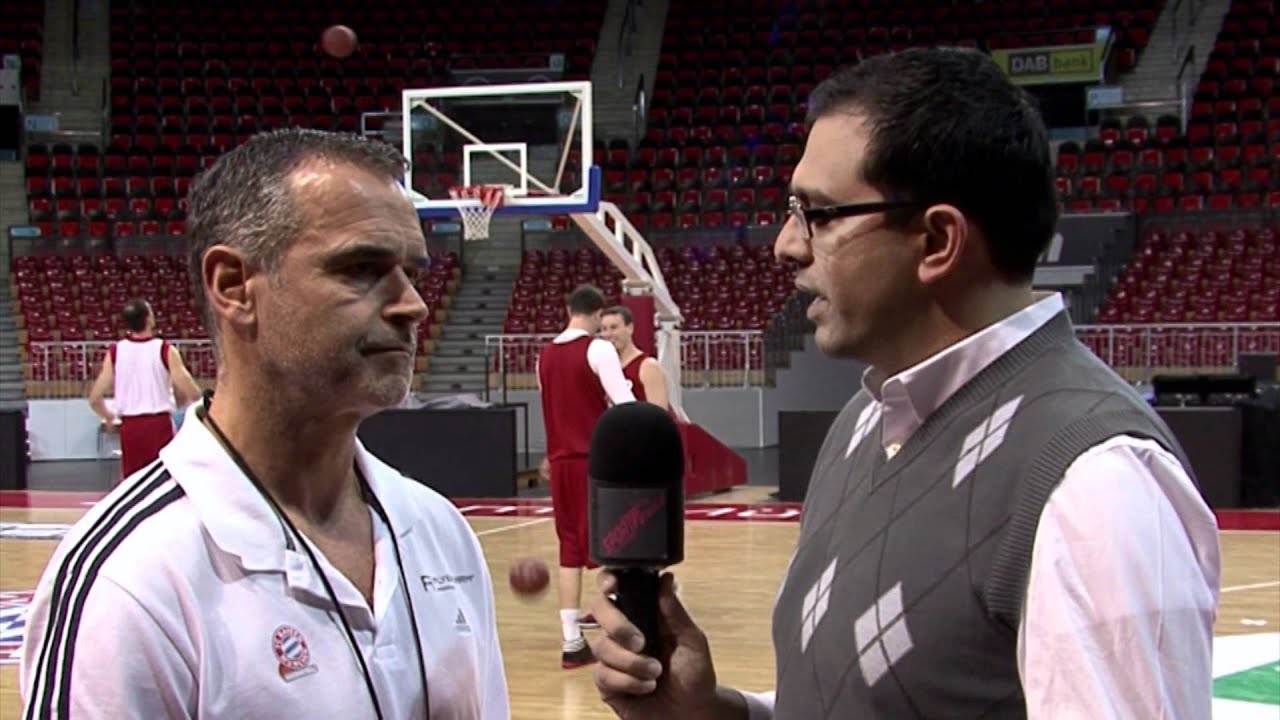 Salman Mitha interviews Dirk Bauermann, Head Coach, FC Bayern Basketball