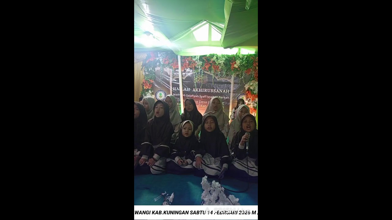 Haflah Akhirussanah Madrasah Salafiyah Syafi'iyah Al Barkah , Dusun Pahing Desa Lengkong Garawangi