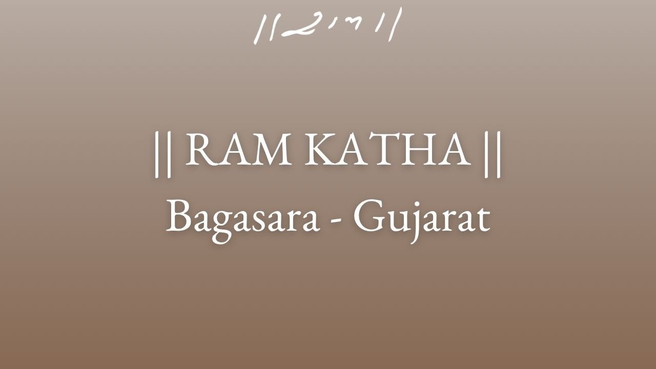 Live II Bhajan Santvani II Ramkatha - Bagasra II Morari Bapu II 2026