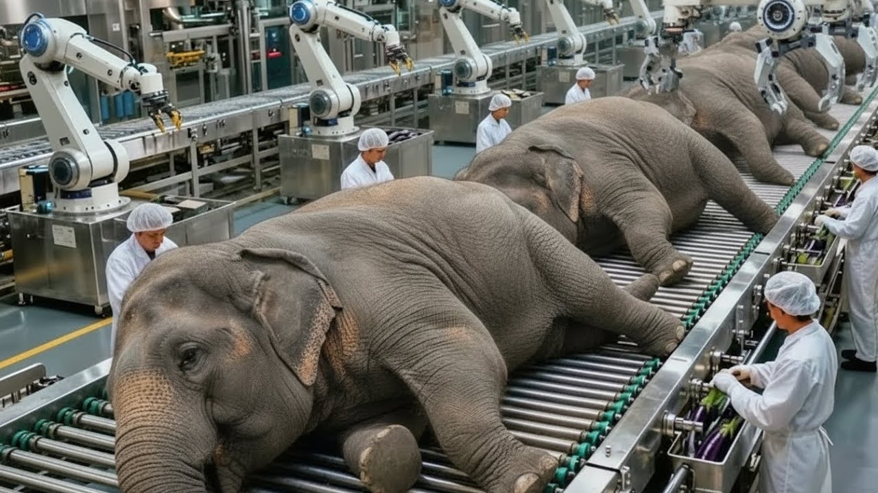 How African Elephants Are Safely Captured and Transported by Air (Full Process) 