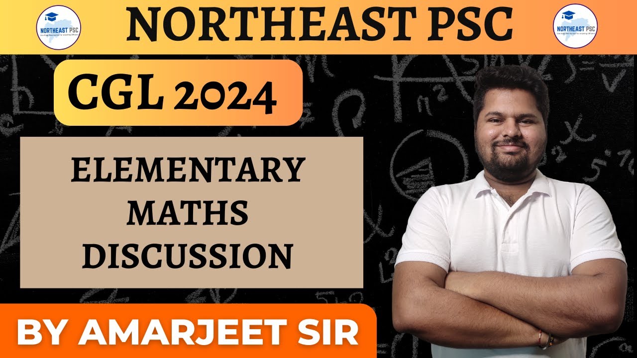 APSSB CGL 2024 I ELEMENTARY MATHS SOLUTION I APSSB EXAMS I by Amarjeet Sir