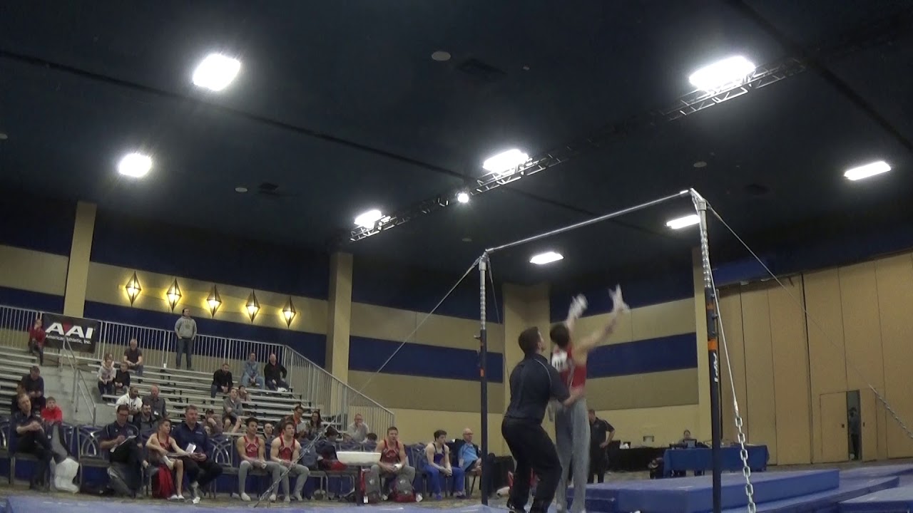 Travis Wong - High Bar - 2020 Winter Cup Jr. Prelims and Elite Team Cup