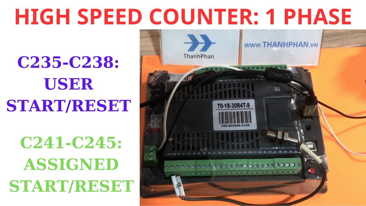 High speed counter 1 phase FX1S FX1N YKHMI
