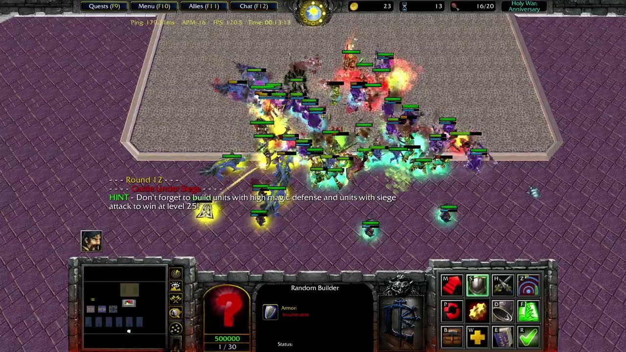 Random Units & Duels With The Fellas! - The Last Holy War - #05 - Custom Map Warcraft 3