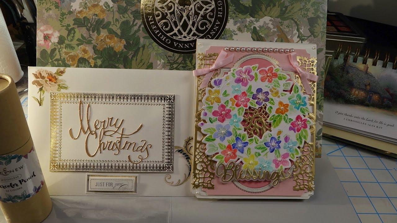 Anna Griffin 4 Sided Christmas Card/Envelope CREATE 6 Inspired