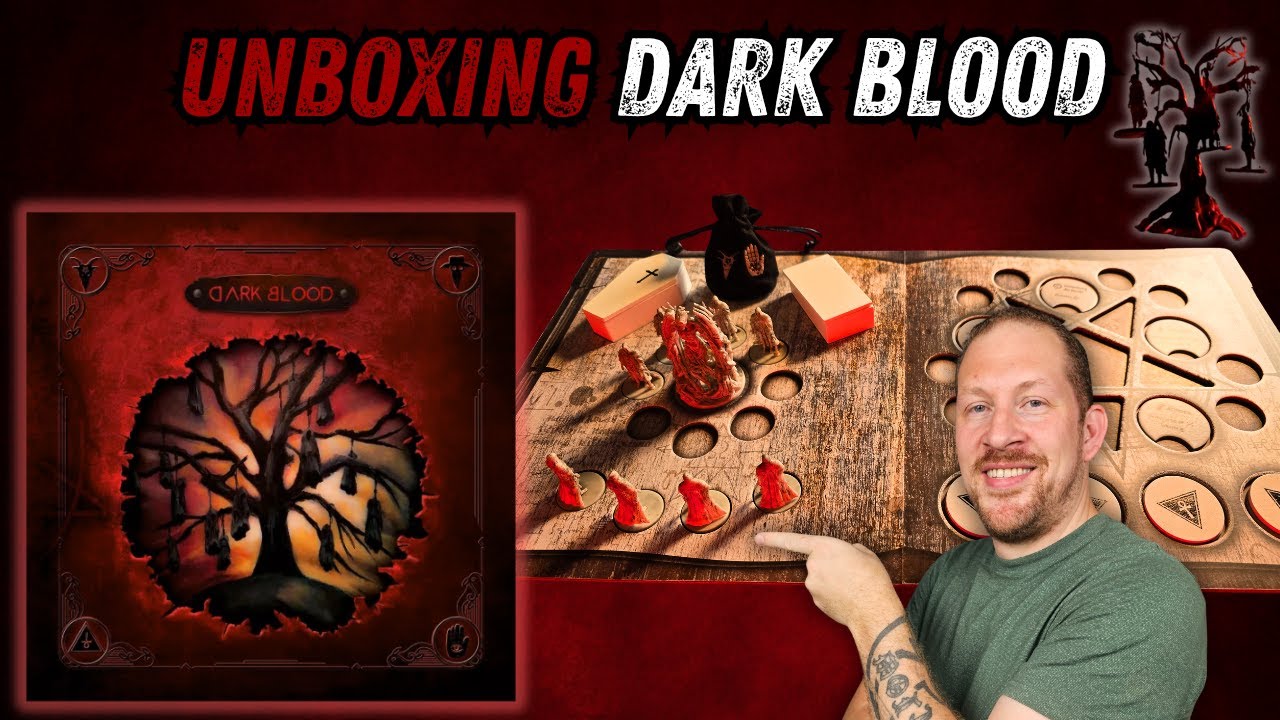 Dark Blood Brettspiel Unboxing | Epische Minis & düstere Stimmung