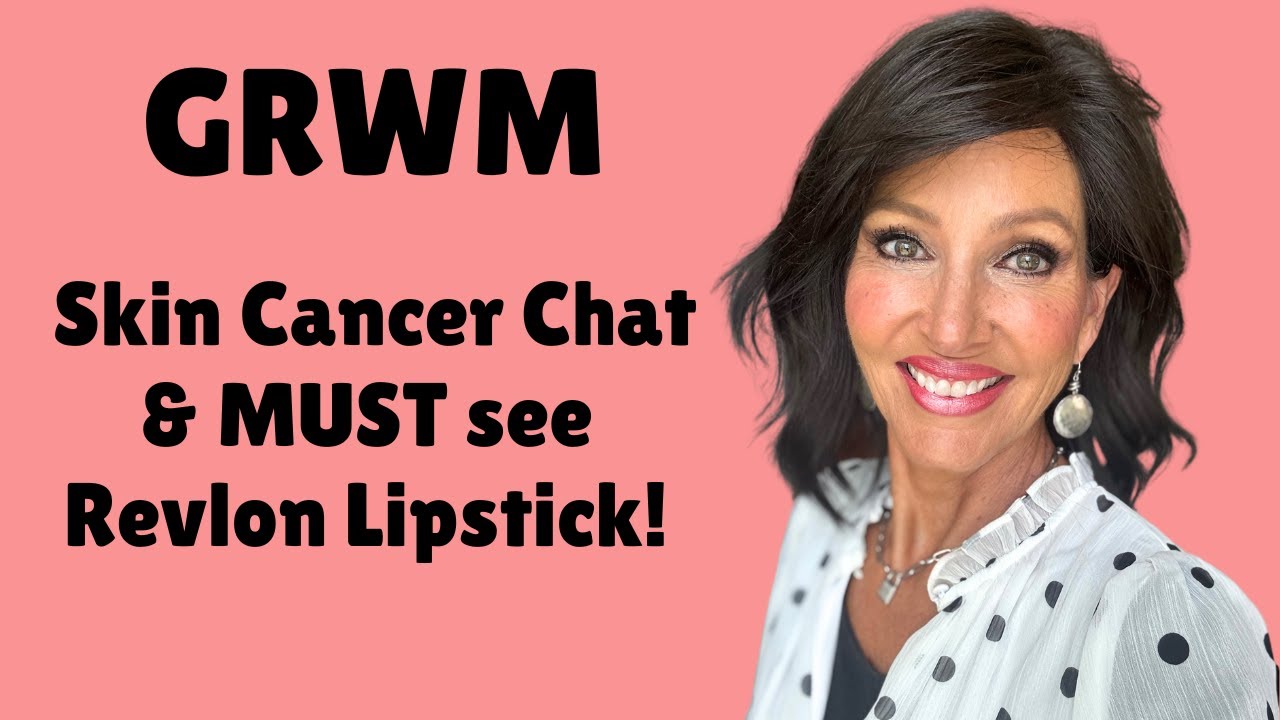 GET READY WITH ME! My skin cancer story & a lipstick ANYONE could wear! Jon Renau Hollie|4💖#makeup