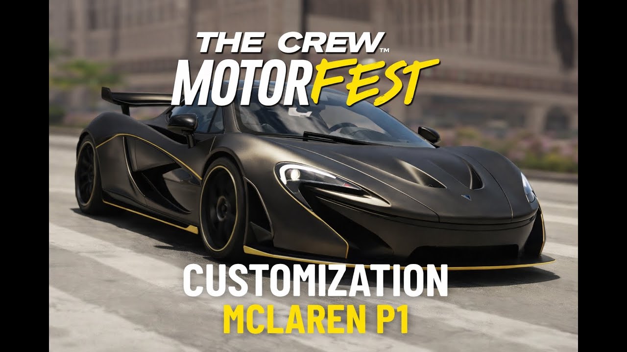 The Crew Motorfest Mclaren P1 customization