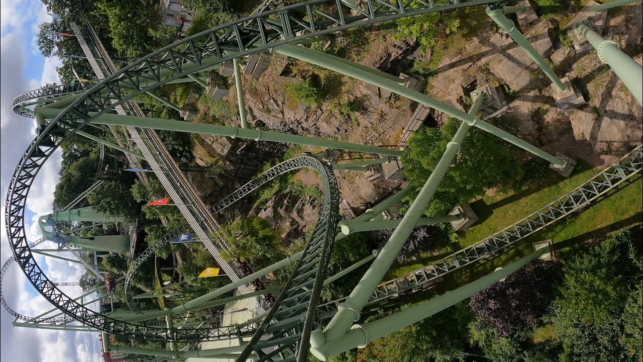 Helix INCREDIBLE Launch Roller Coaster 4K POV! | Liseberg Sweden [No Copyright]