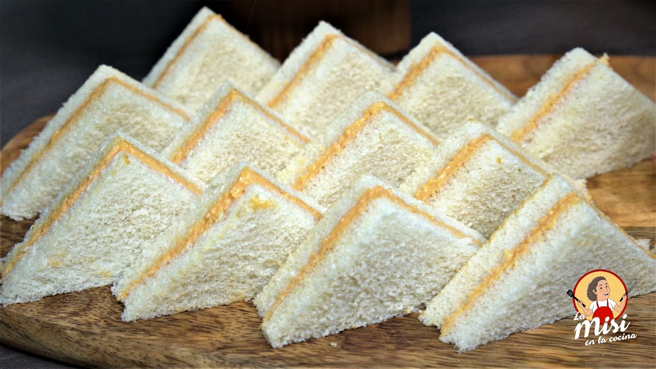 CANAPÉS CON PAN DE MOLDE