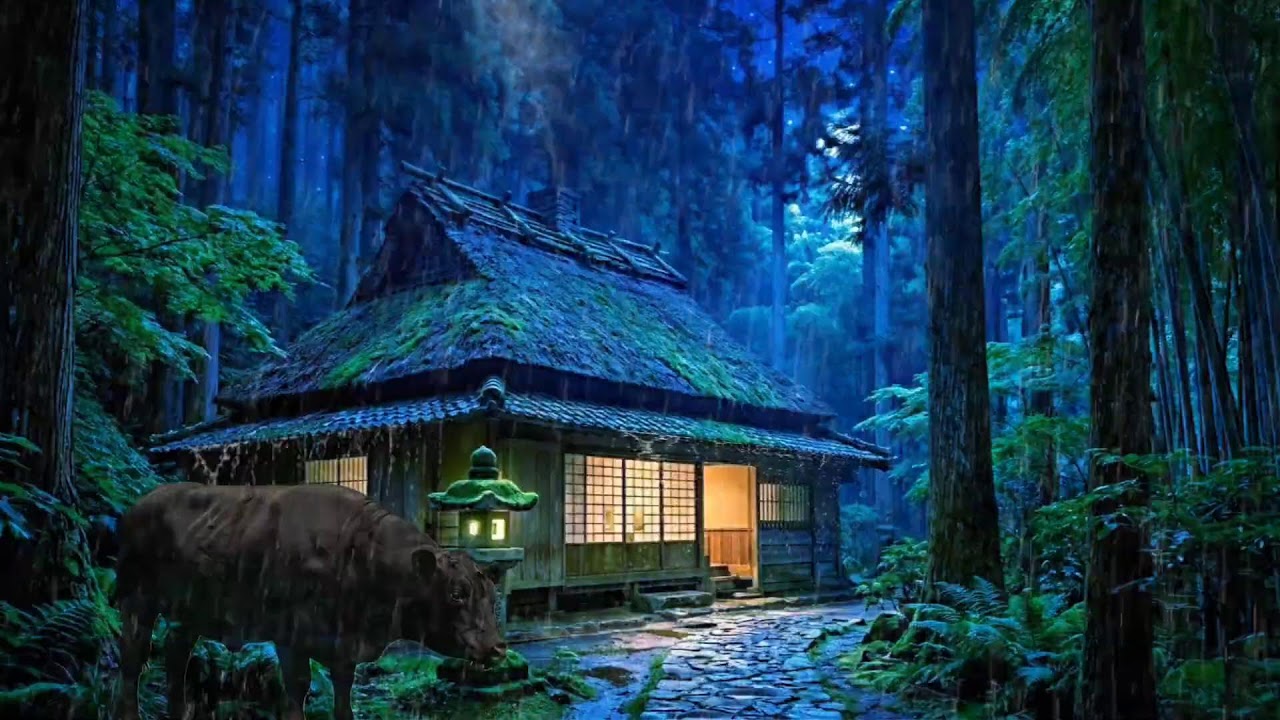 Sleep Fast & Deep in 3 Minutes 🪵🌧️ Cozy Cabin Rain | Peaceful Night Rest