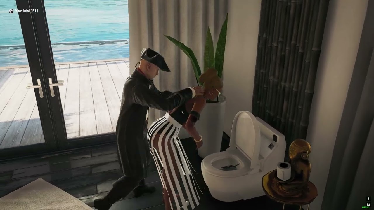 HITMAN 3 Ljudmilla Vetrova Toilet drowning elimination