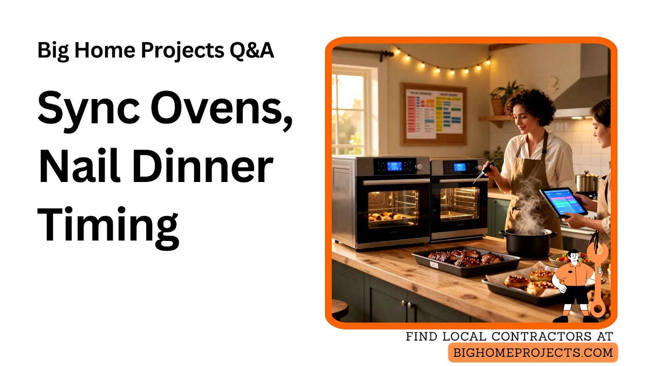 Multi-Oven Staggered Start Recipe Hub Sync