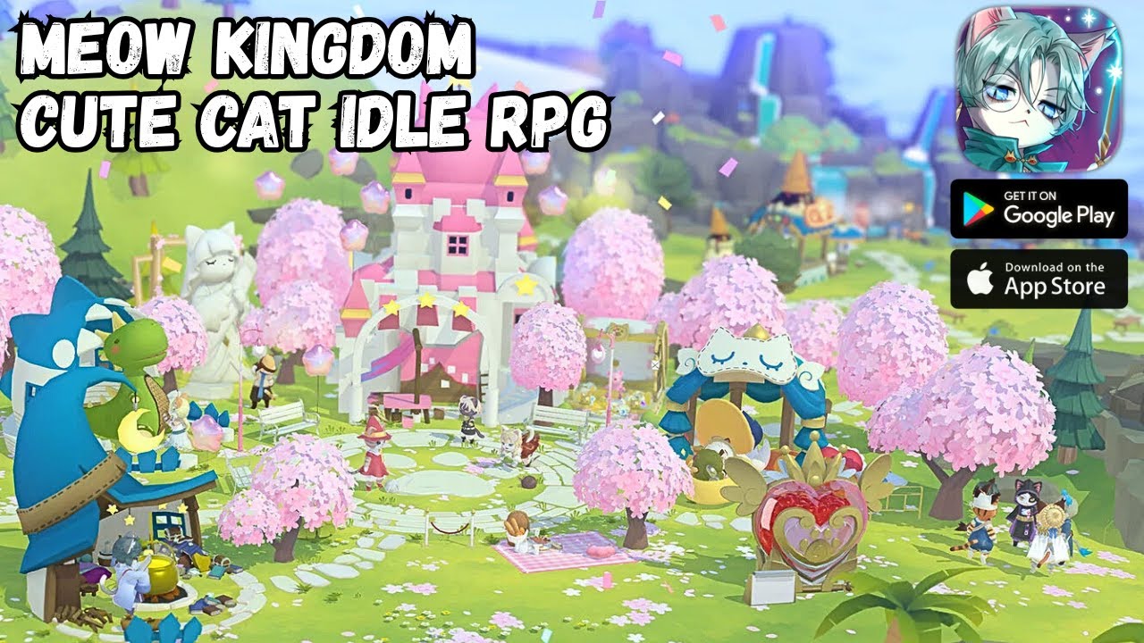 Meow Kingdom Gameplay | Cute Cat Idle RPG (Android iOS)
