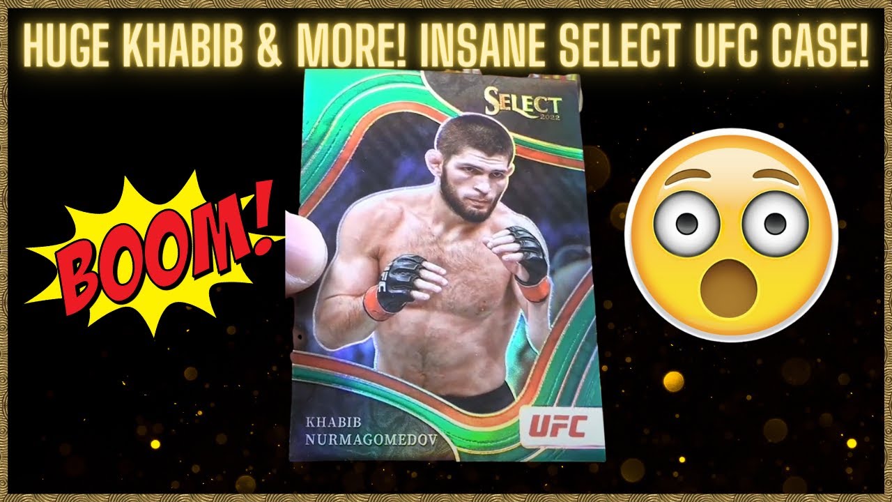 HUGE KHABIB & MCGREGOR HITS! WOW! 2022 Select UFC Hobby 12 Box Case Break for George K