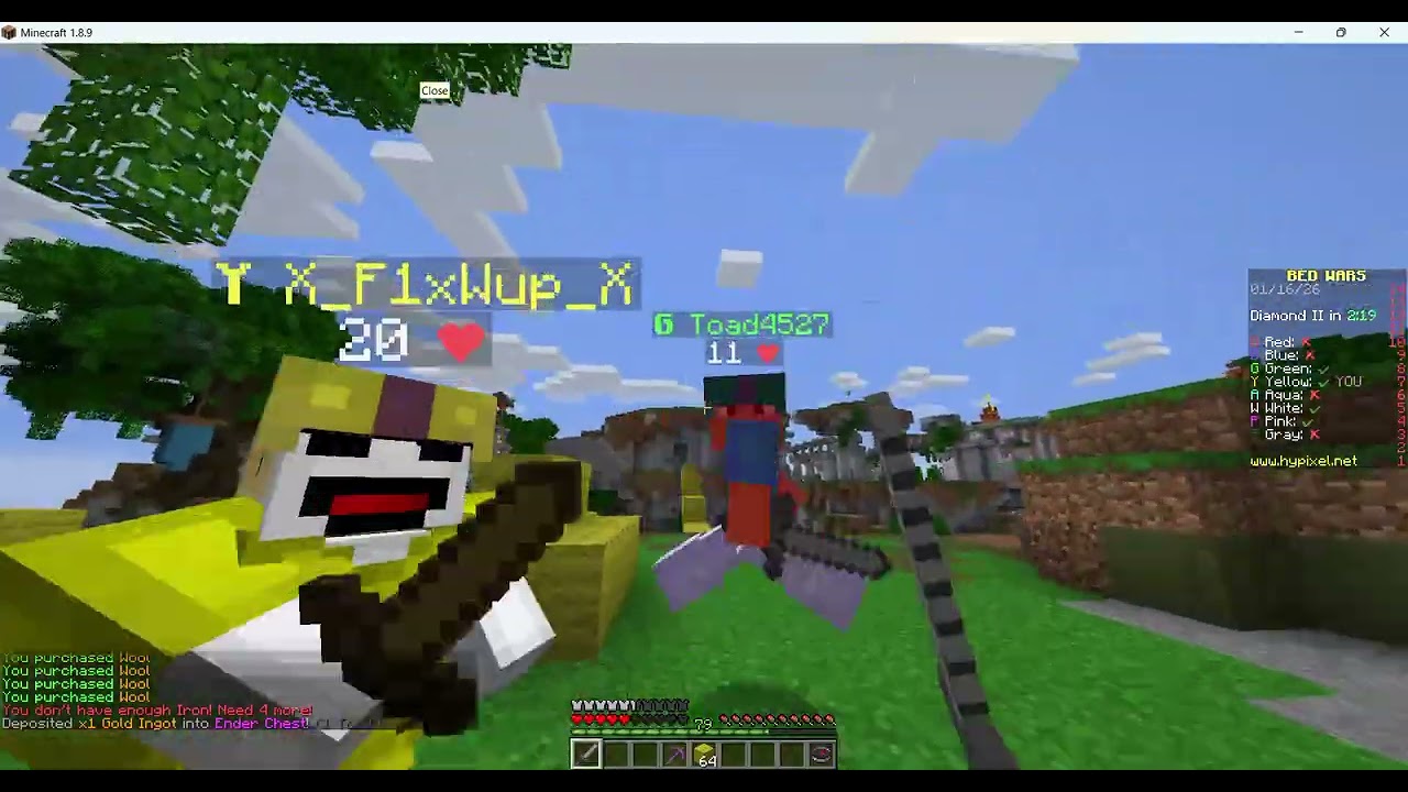 it's fun day to play some bedwars