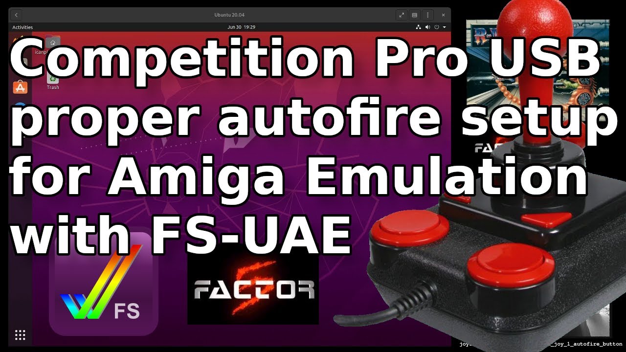 Competition Pro USB FS-UAE proper auto fire / rapid fire setup (for playing e.g. R-Type or Turrican)