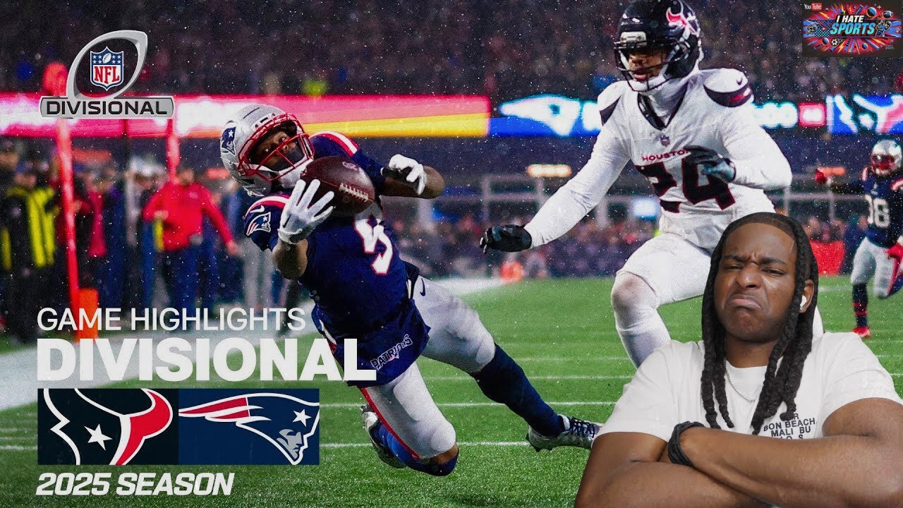 IHateSports React To Texans vs Patriots Game Highlights | 2025 NFL Season Divisional Round
