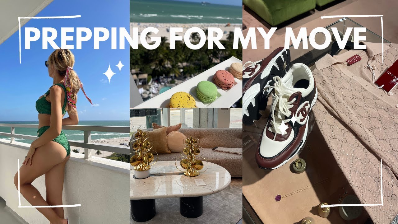 PREPPING FOR MY MOVE, STAYCATION AT LOEWS MIAMI BEACH| SHOPPING AT THE WEBSTER & CB2  📦🏡 ✨🔑 🛍️ 💵 👙🌴🍹