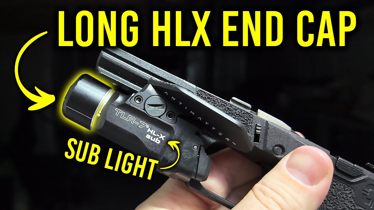 Long Streamlight HL-X End Cap On Normal TLR-7's and TLR-7 Sub HL-X