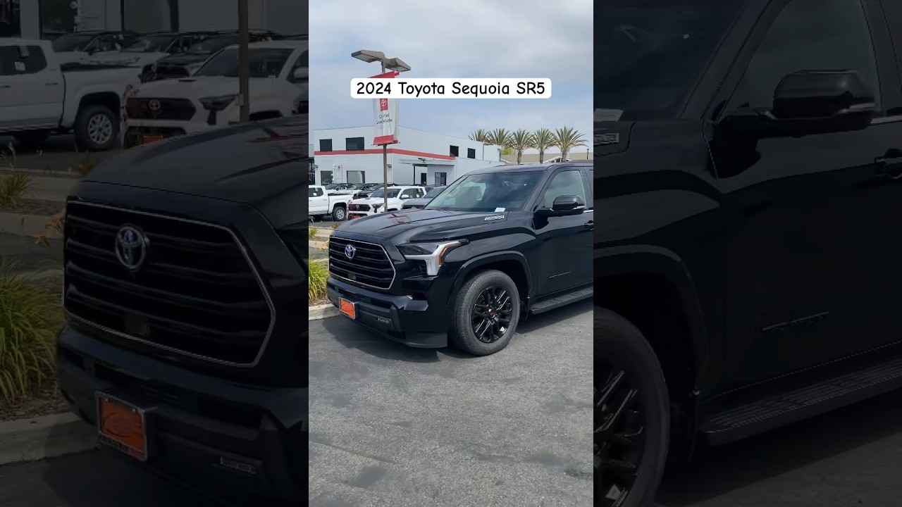 A quick look at the 2024 Toyota Sequoia SR5 #Toyota #toyotasequoia #sr5 #trdsport
