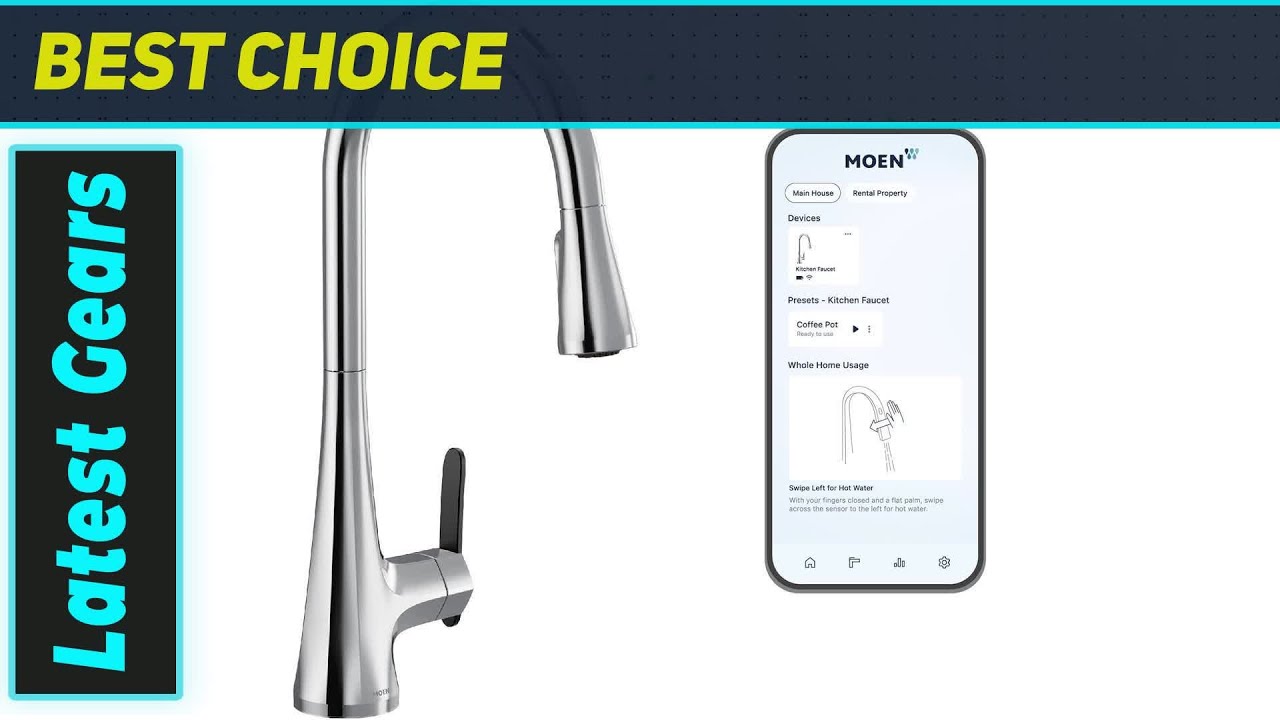 Moen Smart Faucet with Motion Control: The Best Hands-Free Kitchen Upgrade