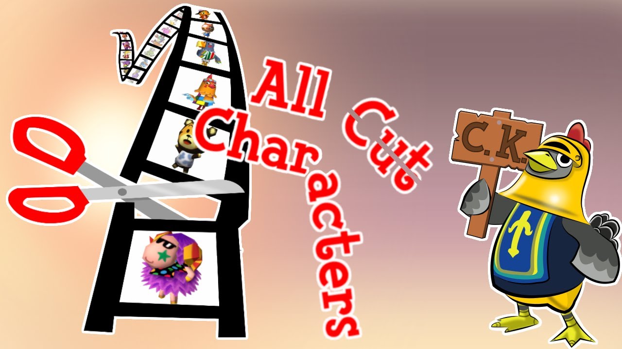 All Cut Characters Throughout Animal Crossing History