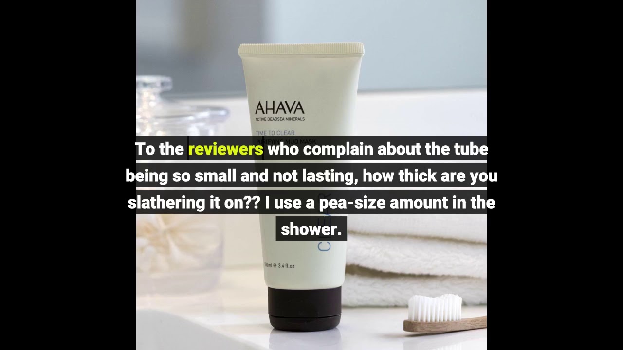 Awesome Review AHAVA Purifying Dead Sea Mineral Mud Mask, 0.68 Fl. Oz