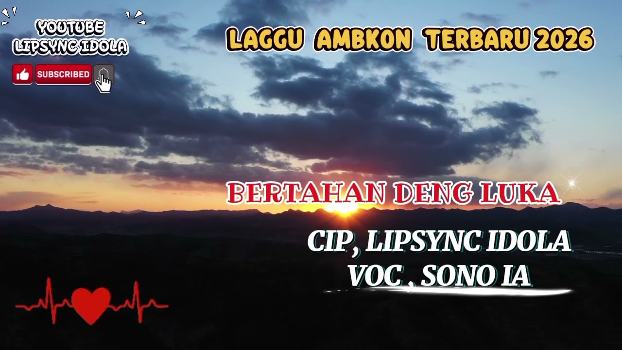 Setlipsync idola,lagu ambon terbaru,BERTAHAN DENG LUKA#youtobeshorts #musicvideo