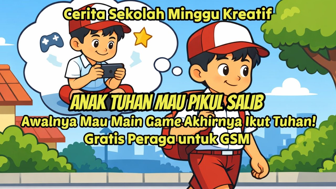 Cerita Sekolah Minggu Kreatif: Anak Tuhan Mau Pikul Salib 