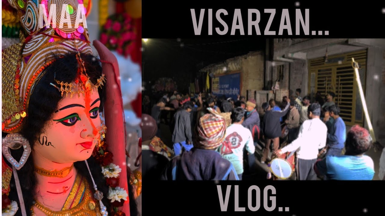 Saraswati Puja Visarjan Vlog | Dhol, Bhakti Aur Jazba” 
