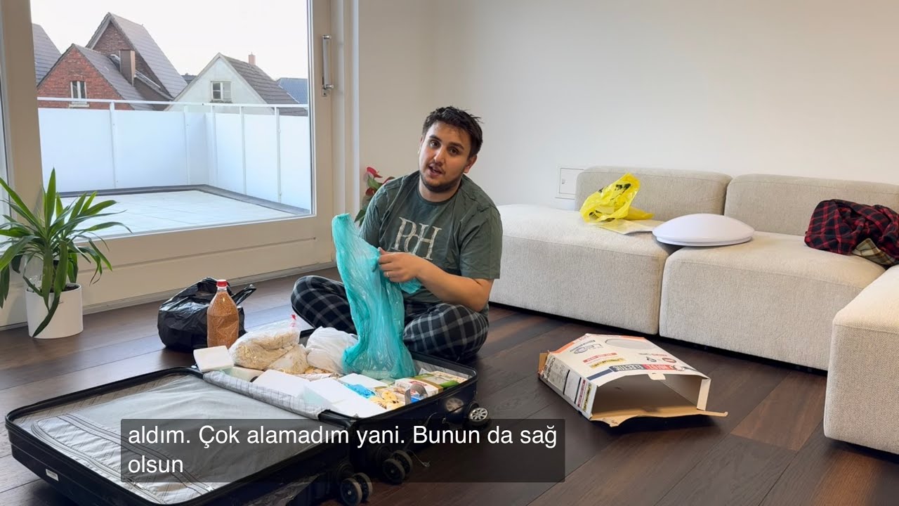 Türkiye’den valizim ancak geldi,20 kg doluyor hemen,ah gurbetlik#keşfet#almanya#video 