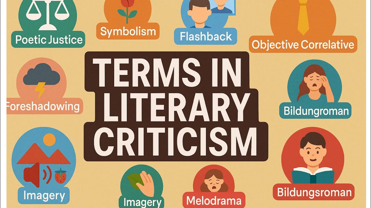 Terms used in literary criticism or literary theories with examples in Urdu